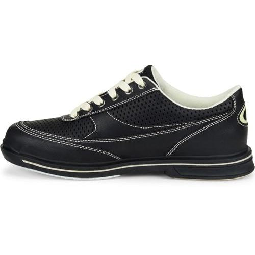 Dexter Mens Turbo Pro Black Cream Wide Width Bowling Shoes