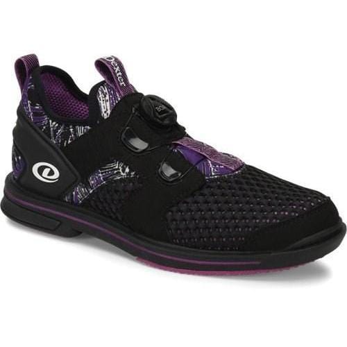 Dexter Womens DexLite Pro BOA Black Purple Right Hand-BowlersParadise.com