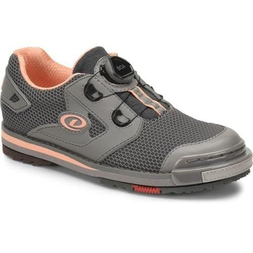 Dexter Womens SST 8 Power Frame BOA Grey/Peach Bowling Shoes-BowlersParadise.com