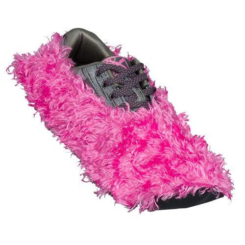 KR Strikeforce Fuzzy Pink Bowling Shoe Covers-accessory