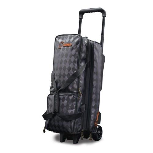 Hammer Premium Deluxe Checkered Diamond 3 Ball Triple Roller Bowling Bag