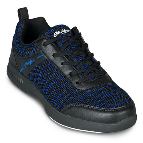 KR Mens Flyer Mesh Black Royal Bowling Shoes