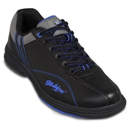 Shop KR Strikeforce Mens Raptor Black Royal Left Hand Bowling Shoes