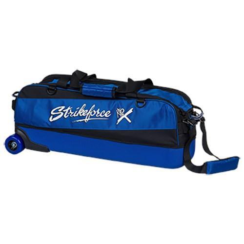 KR Strikeforce Fast Slim Triple Roller Royal Bowling Bag-DiscountBowlingSupply.com