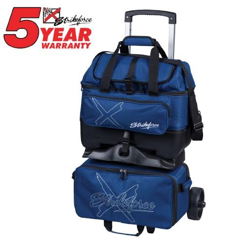 KR Strikeforce Hybrid X 4 Ball Roller Navy Bowling Bag
