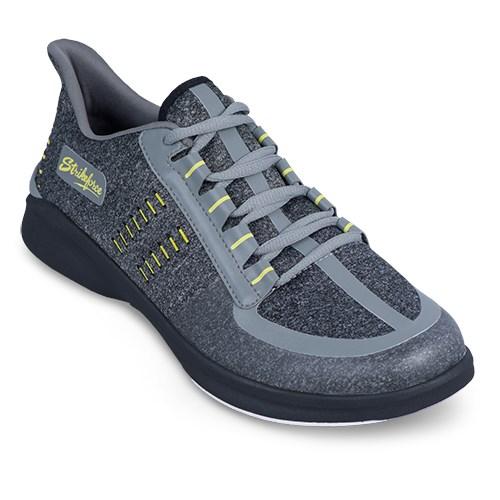 KR Strikeforce Mens Blaze Grey Yellow Bowling Shoes