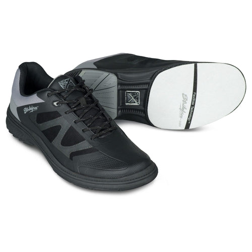 KR Strikeforce Mens Epic Black Charcoal Right Hand Wide Bowling Shoes