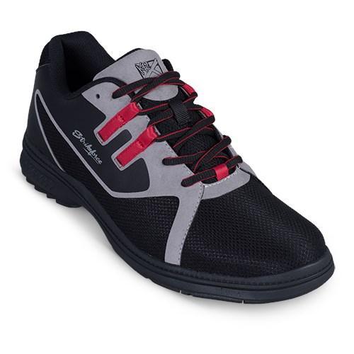 KR Strikeforce Mens Ignite Black Grey Red Left Hand Bowling Shoes