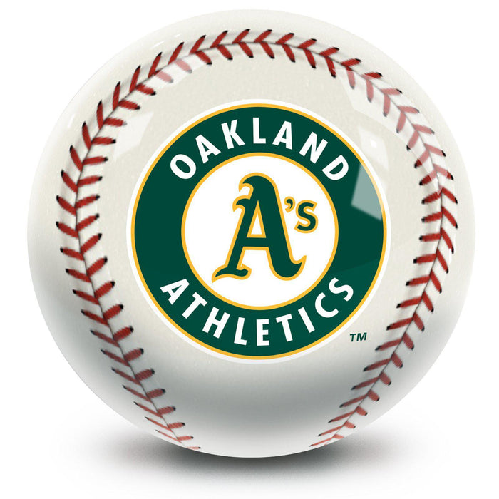 KR Strikeforce MLB Oakland Athletics Bowling Ball-DiscountBowlingSupply.com