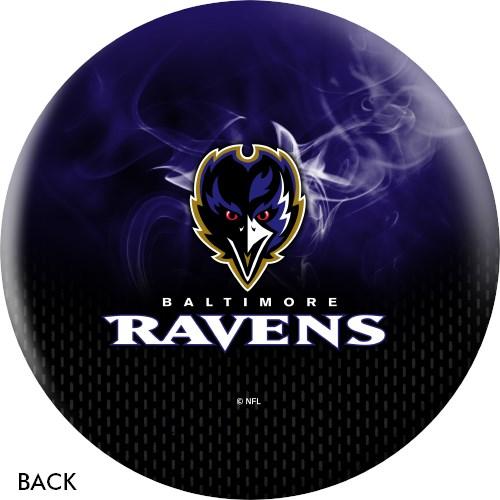 KR Strikeforce NFL on Fire Baltimore Ravens Bowling Ball