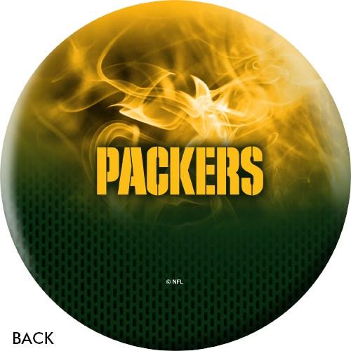 KR Strikeforce NFL on Fire Green Bay Packers Bowling Ball-DiscountBowlingSupply.com