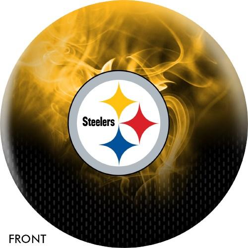 KR Strikeforce NFL on Fire Pittsburgh Steelers Bowling Ball-DiscountBowlingSupply.com