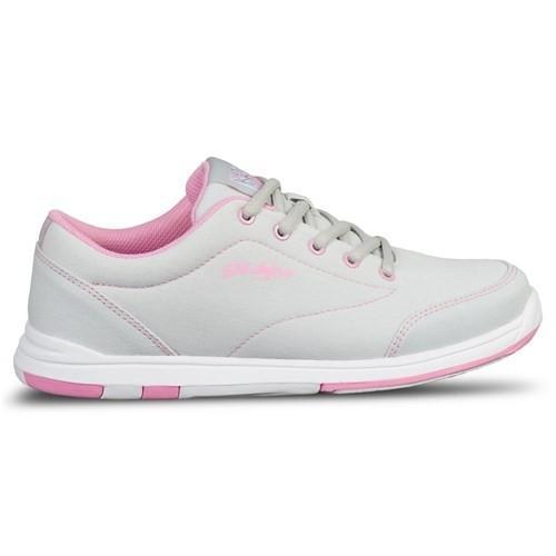 KR Womens Chill Light Grey Pink Bowling Shoes