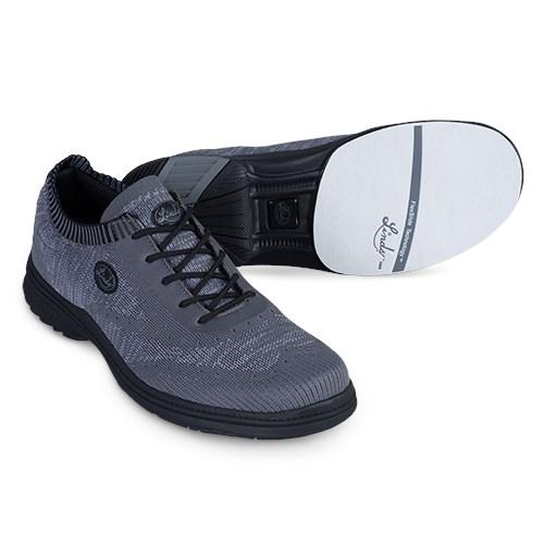Linds Mens Heritage Black Charcoal Right Hand Bowling Shoes