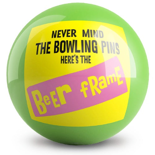 OnTheBallBowling Artist Dave Savage Never Mind Bowling Ball