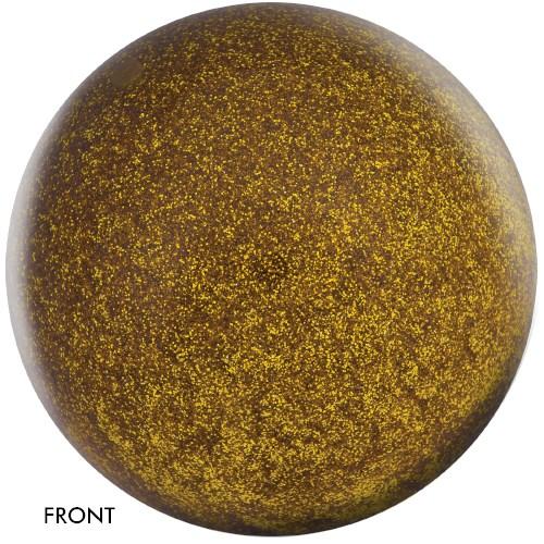 OnTheBallBowling Gold Glitter Clear Bowling Ball
