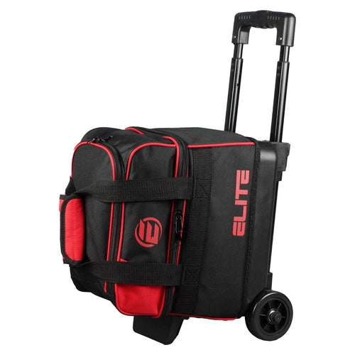 Elite Basic Single Roller Red Bowling Bag