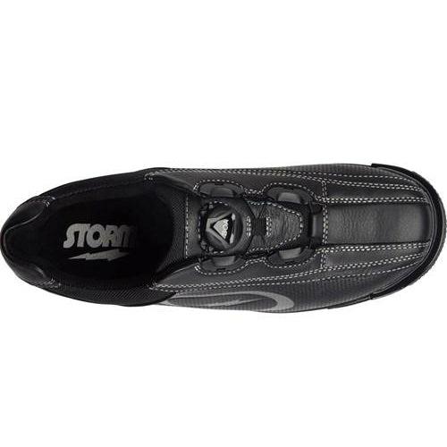 Storm Mens Signature BOA Black Bowling Shoes-DiscountBowlingSupply.com
