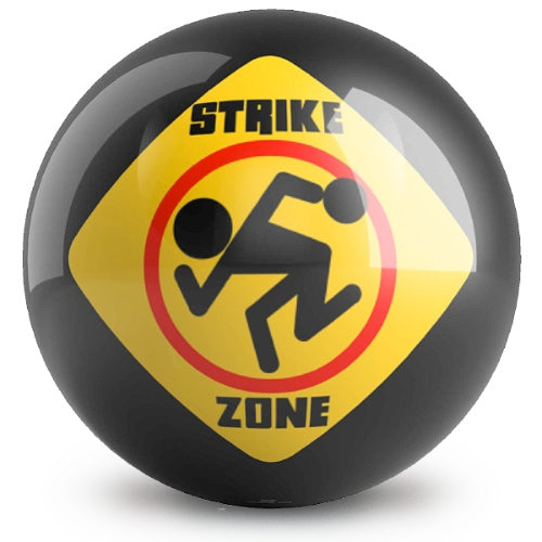 OnTheBallBowling Artist Dave Savage Strike Zone Bowling Ball
