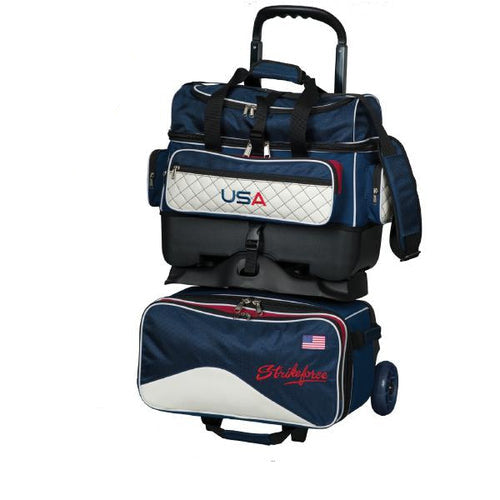 KR Strikeforce Royal Flush 4 Ball Roller USA Bowling Bag-Bowling Bag