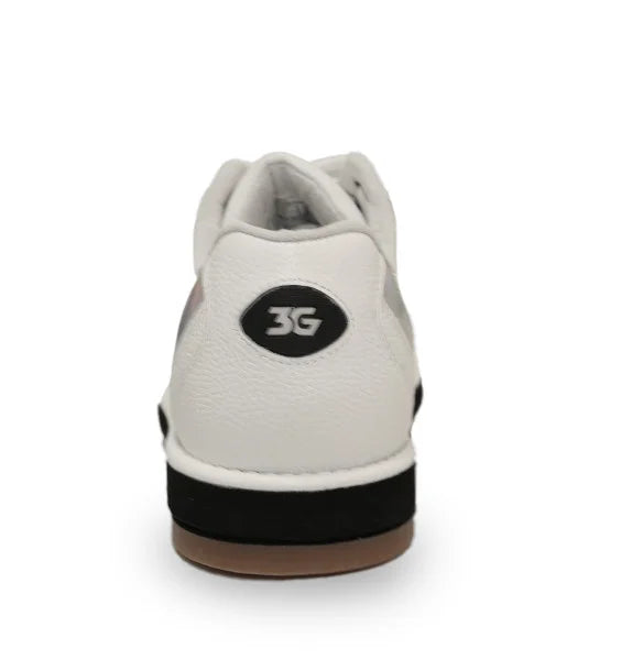 3G Mens Racer White/Holo Left Hand Bowling Shoes