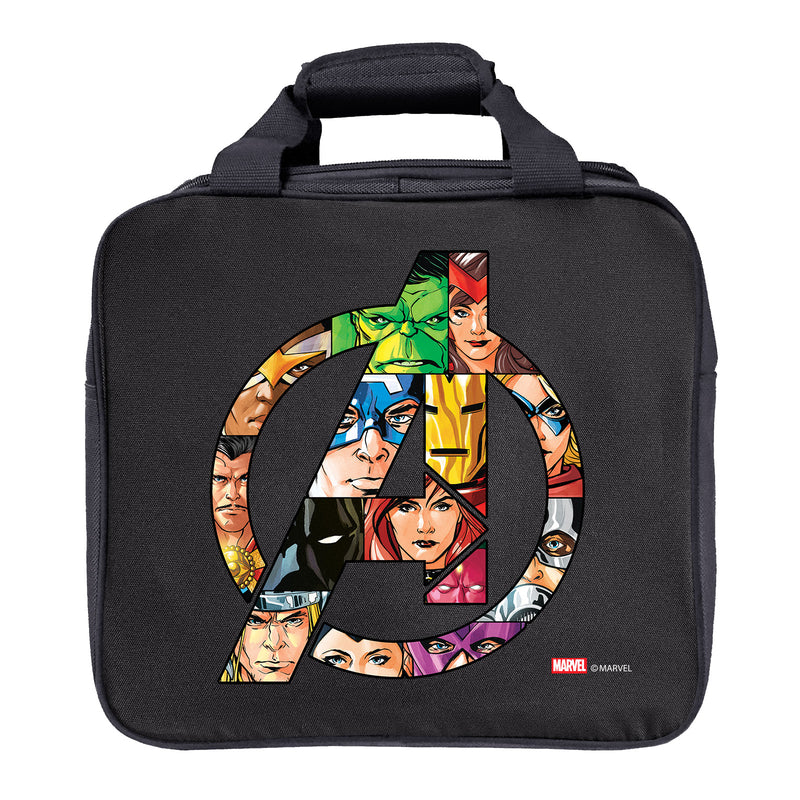 KR Strikeforce Marvel Avengers Logo 1 Ball Tote Bowling Bag