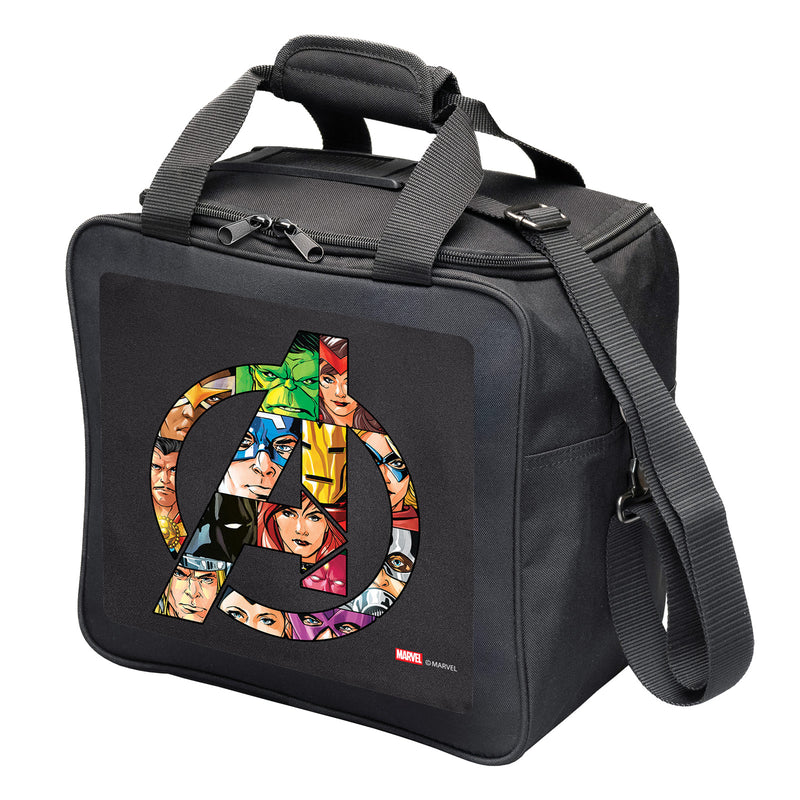 KR Strikeforce Marvel Avengers Logo 1 Ball Tote Bowling Bag