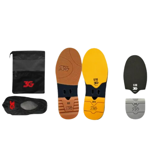 3G Mens Dial Racer Black/Chrome Left Hand Bowling Shoe