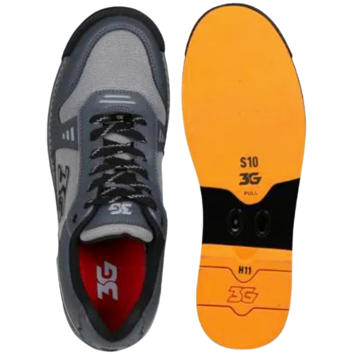 3G Mens Racer Mesh Grey Right Hand Bowling Shoe