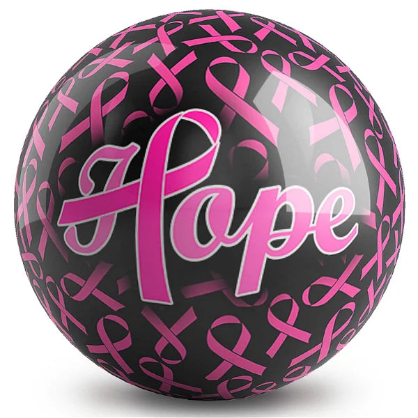 OnTheBallBowling Pink Ribbon Hope Ball Bowling Ball