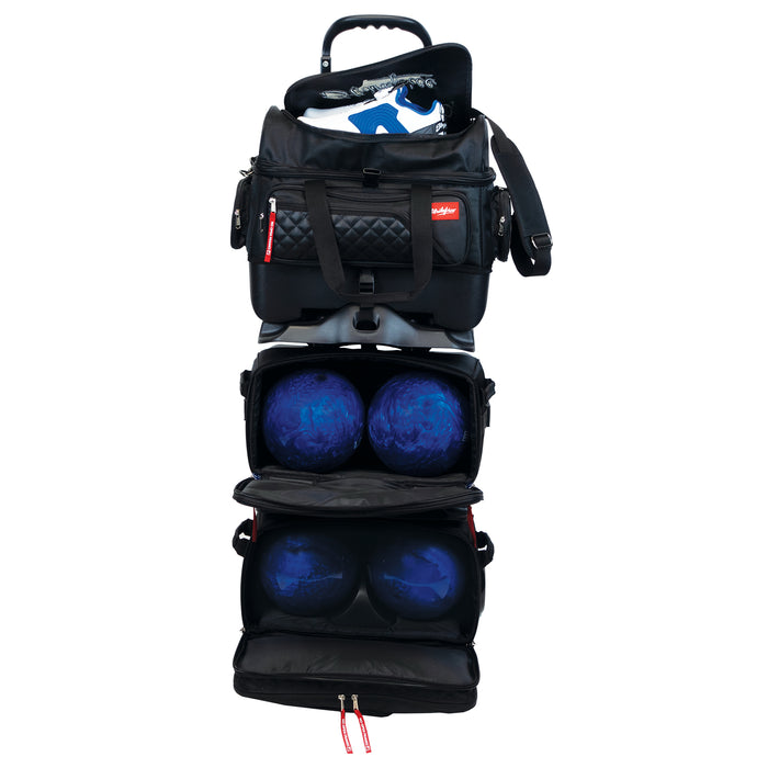 KR Strikeforce Diamond 6 Ball Roller Black Bowling Bag