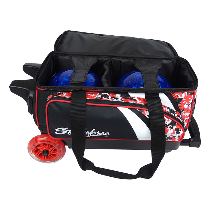 KR Strikeforce Cruiser Smooth 2 Ball Roller Red/Camo Bowling Bag