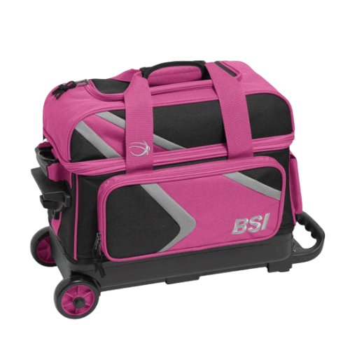 BSI Dash Double Roller Bowling Bag Black Pink