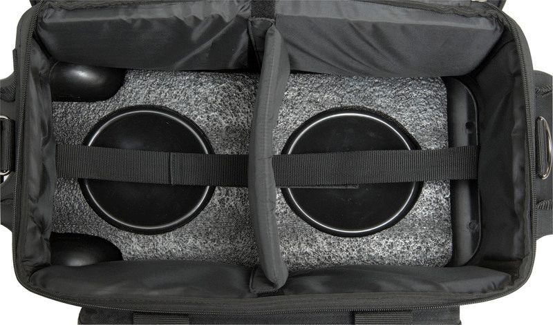 BSI Prime Double Roller Black/Charcoal Bowling Bag