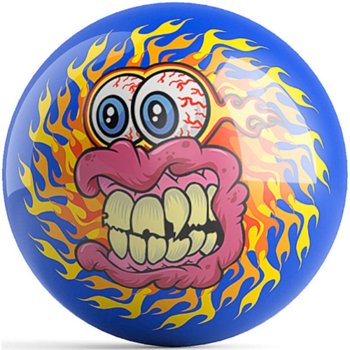 Ontheballbowling Blazin Blue Eyes Bowling Ball by Dave Savage