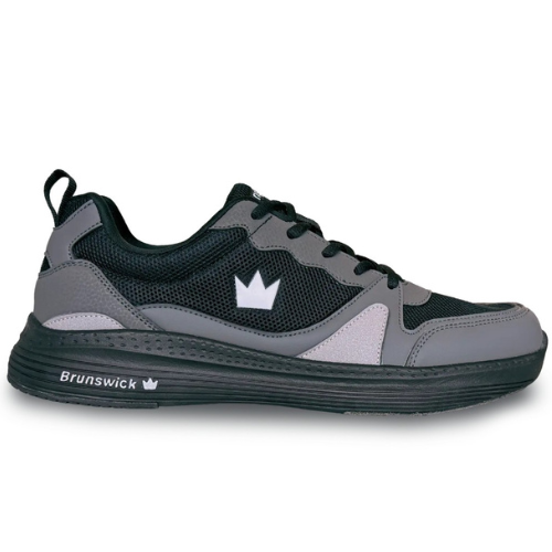 Brunswick Men’s Outback Black Grey Bowling Shoe