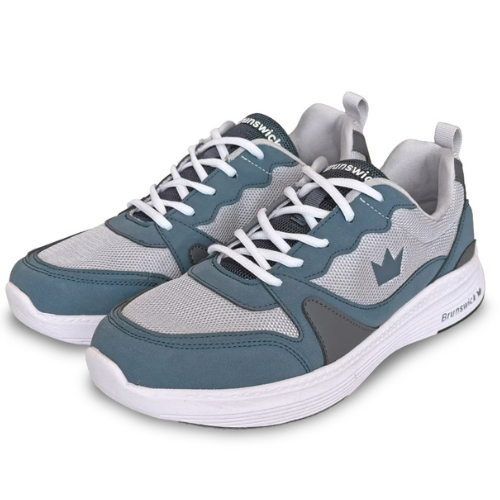 Brunswick Men’s Outback Grey Blue Bowling Shoe