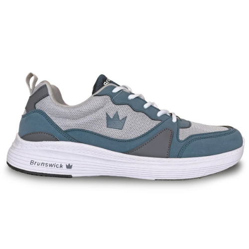 Brunswick Men’s Outback Grey Blue Bowling Shoe