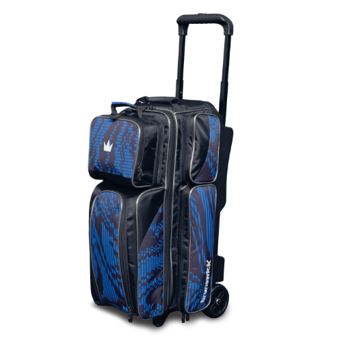 Brunswick Punisher Triple Roller Blue Bowling Bag