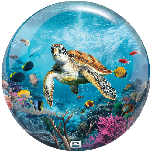Brunswick Sea Turtle Viz-A-Ball Bowling Ball
