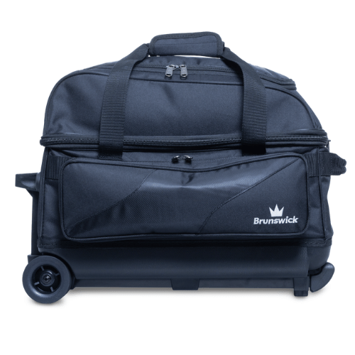 Brunswick Zone Double Roller Black Bowling Bag