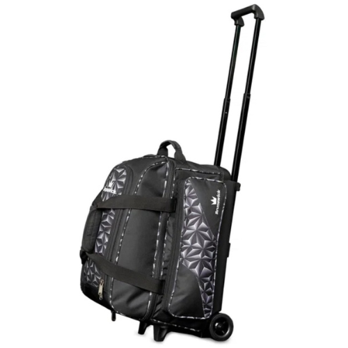 Brunswick Zone Double 2 Ball Roller Black Prism Bowling Bag
