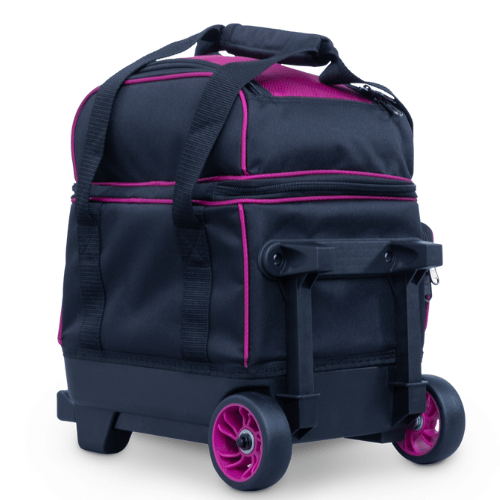 Brunswick Zone Single Roller Raspberry Bowling Bag