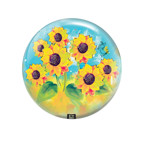 Brunswick Sunflower Viz-A-Ball Bowling Ball