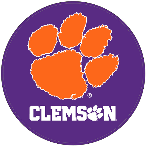 KR Strikeforce Clemson University Tigers Round Bowling Ball Cleaning Shammy