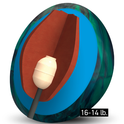 Columbia 300 Piranha PowerCOR Pearl Bowling Ball