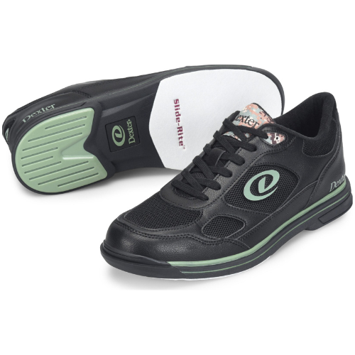 Dexter Men's Randy Black/Camo Green Wide Bowling Shoes