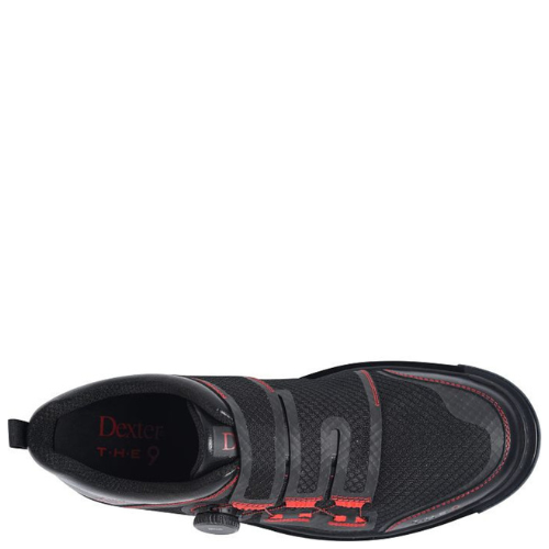 Dexter Men's THE 9 Stryker BOA Bowling Shoes - Black/Red