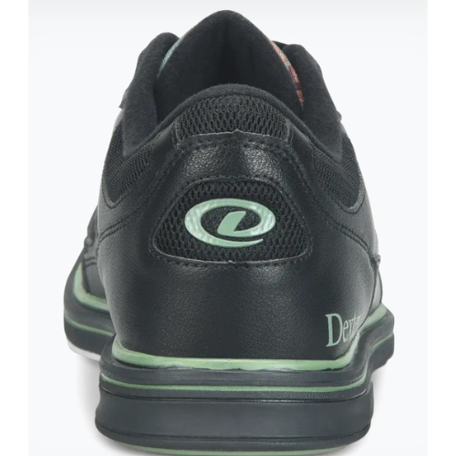 Dexter Mens Randy Black/Green Camo Wide Bowling Shoes