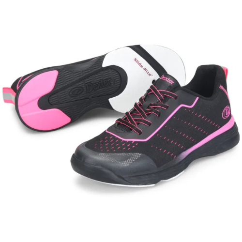 Dexter Women's Trixie Black/Pink Bowling Shoes